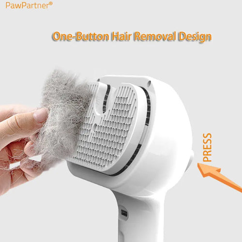 Dog Cat Comb Self Cleaning Pets Hair Remover Brush for Pets Grooming Tools Dematting Comb Built-in Mist Humidifier